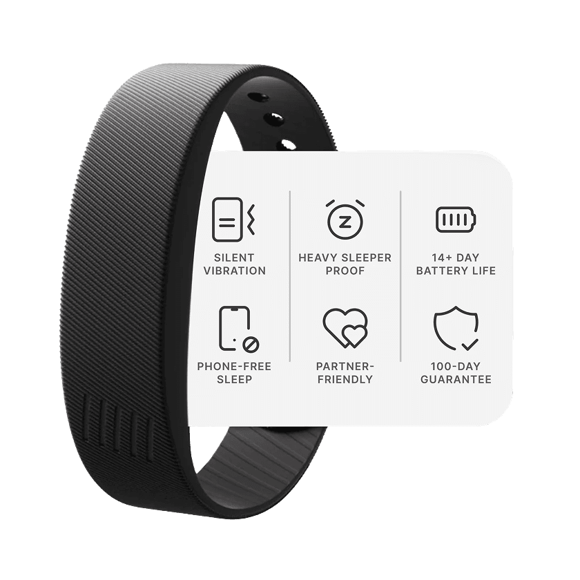 Vibration Alarm Band on a wrist